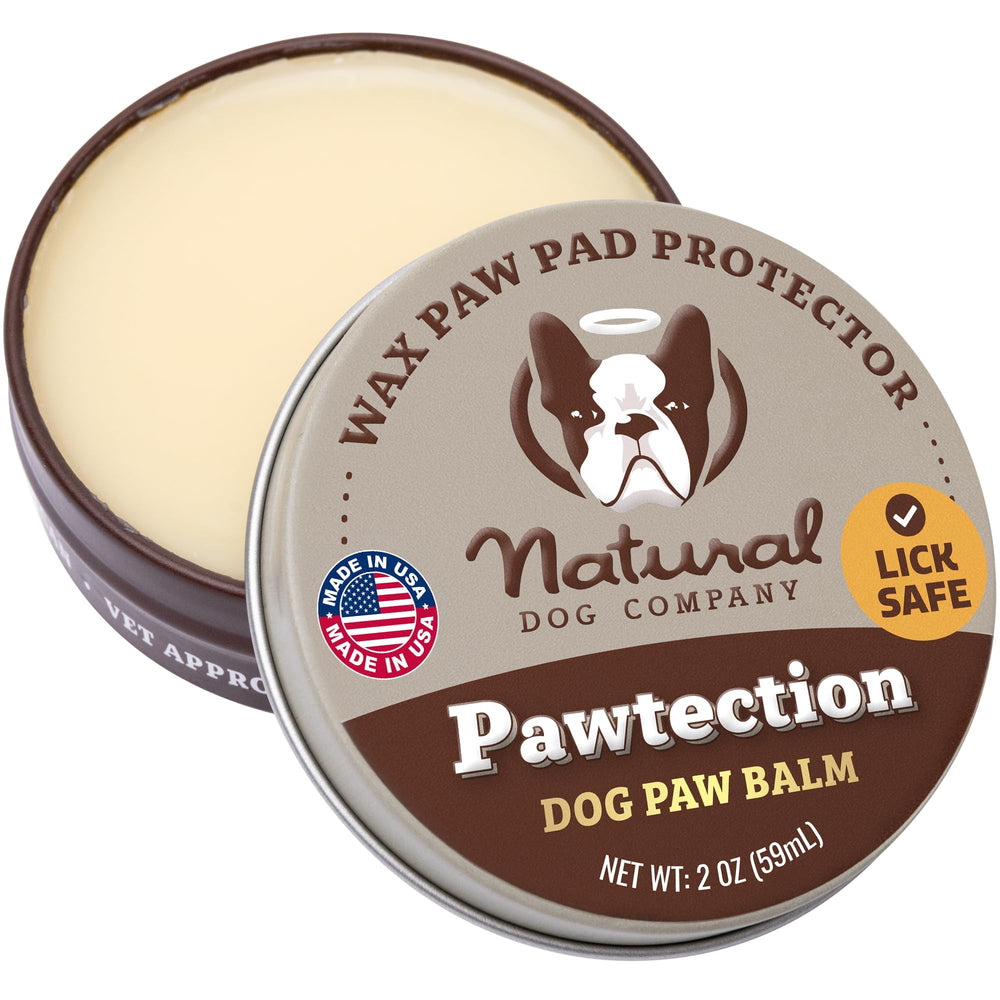 PawTection en lata de Natural Dog Company protege las patas durante paseos.