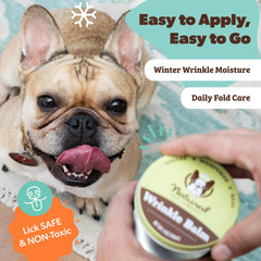 Natural Dog Company textura cremosa del balsamo en piel sensible del perro