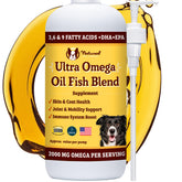 Natural Dog Company Ultra Omega Oil, vertido fácil para incorporar en la comida