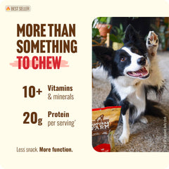 Natural Farm Bully Sticks 20 palitos sin olor, perfecto para entrenamiento diario.