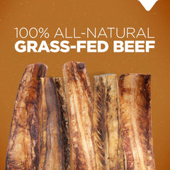 Natural Farm costillas de res para perros, estimulan la mandíbula al masticar y ayudan a la higiene dental.