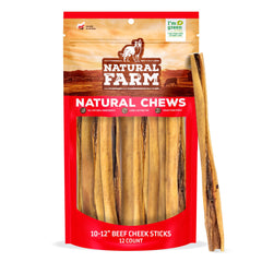 Natural Farm Palito Morro de Res 10-12 pulgadas para masticar