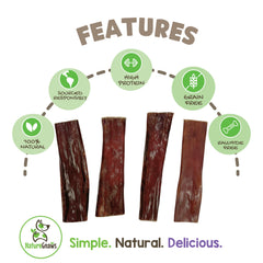 Nature Gnaws masticables sin cuero crudo para perros, opción natural y sin gluten.