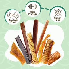Nature Gnaws tendones de res para perros pequeños, masticación robusta.