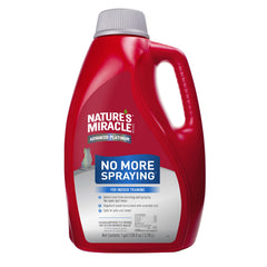 Nature’s Miracle Advanced Platinum, botella de 128 oz para disuadir rociado repetido