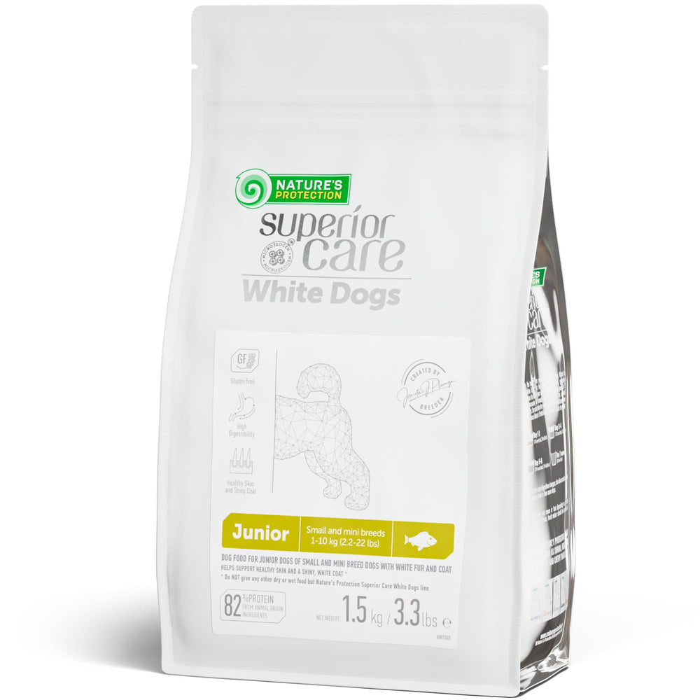 Nature's Protection bolsa para cachorros pequeños con alta proteína, ideal desarrollo muscular.