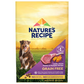 Nature's Recipe: bolsa de 12 libras sin granos con cordero, ideal para dieta diaria del perro