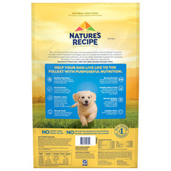 Nature's Recipe Puppy camote y calabaza, fuente natural de fibra
