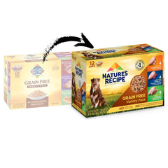 Nature's Recipe sin cereales pollo y pato para perros activos
