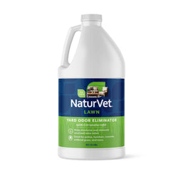 NaturVet eliminador de olores para jardín con citronela, botella listo para uso exterior.