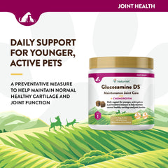 NaturVet Glucosamine DS Nivel 1: chondroitina y glucosamina para soporte articular
