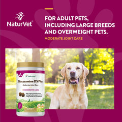 Masticables suaves NaturVet Glucosamine DS Plus con sabor agradable