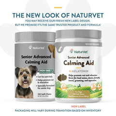 NaturVet Masticables Calma Perro Senior: masticables suaves para mantener la calma