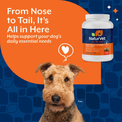 NaturVet piel y pelo: omega-3-6-9 para brillo saludable