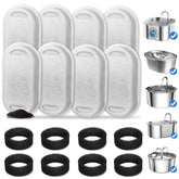 NautyPaws filtros para fuente de gatos 8-pack: mantiene el agua limpia y libre de pelos.