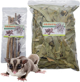 NEOUZA sugar glider, hojas de eucalipto deshidratadas para cama natural y segura.