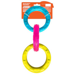 Nerf Dog diseño con textura rugosa para masajes en las encías y apoyo a la limpieza dental.