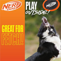 Nerf Dog Zone Flyer, diseño de alta visibilidad, facilita localizarlo en cualquier entorno.