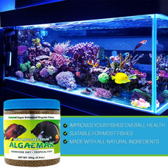 Textura de pellets de Algaemax para alimentación estable y efectiva