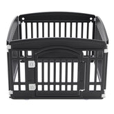 NEWBULIG jaula de juego de 4 paneles para perros, ideal para interiores