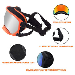 Gafas NICERINC PET con curva externa de la lente para mejor cobertura.