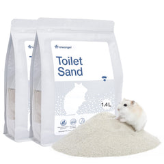 Niteangel arena hamster-baño suave facilita el aseo diario del pelaje