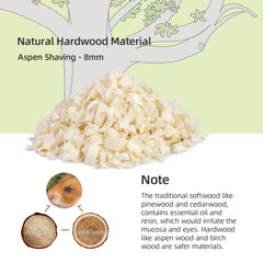 Niteangel Aspen Bedding facilita excavación y refugios naturales