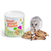 Niteangel gusanos liofilizados para hámster enano: snack natural y sabroso para pequeños roedores.