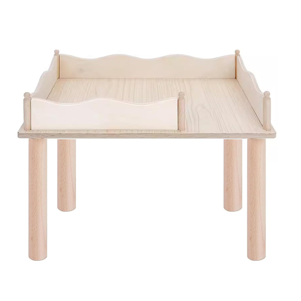 Niteangel plataforma de madera para hamster, espacio ampliado para jugar y descansar.