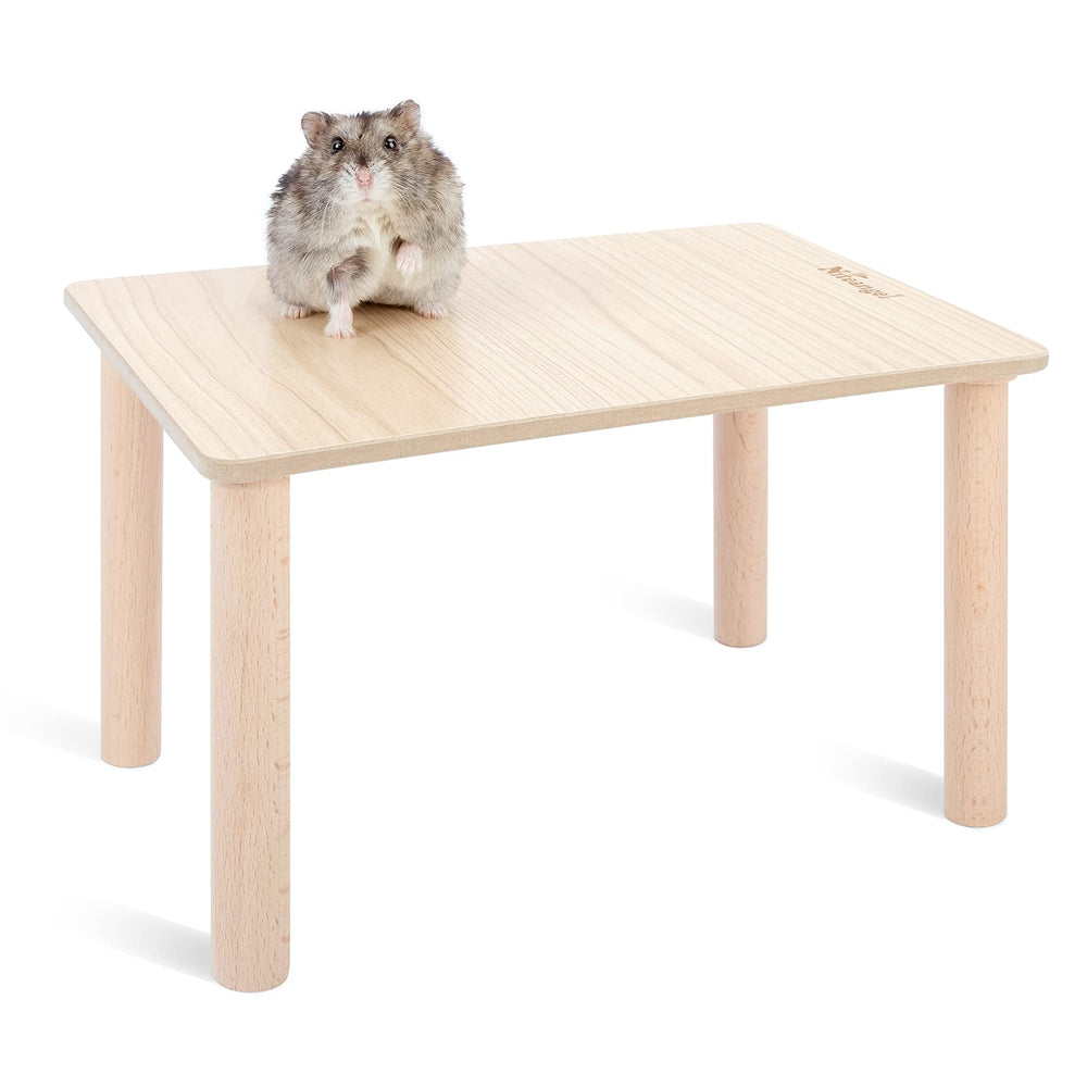 Niteangel plataforma de madera para hámster: base estable para juego y descanso