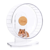 Niteangel rueda silenciosa de 10 pulgadas para hámster, ideal para ejercicio nocturno y tranquilidad.