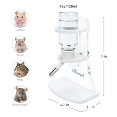 Niteangel soporte-botella-para-animales: base estable que previene movimientos y salpicaduras.