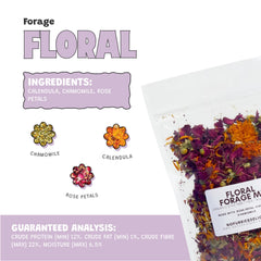 No Furries Delights muestra hierbas naturales para una dieta equilibrada.