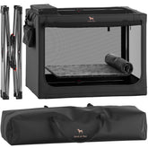 Noah & Paw jaula perro plegable 42-pulgadas, ideal para traslados seguros.