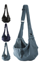 Sling NOAH & PAW para perro pequeño con twill premium, ideal para paseos con estilo.