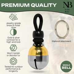 Noble Bells acabado bronce-plata-niquel, duradero para uso diario.