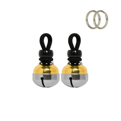Noble Bells detalle clacker de latón con sonido claro para rastrear mascotas.