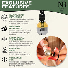 Noble Bells sonido multifacetado, tono claro para detección al exterior.
