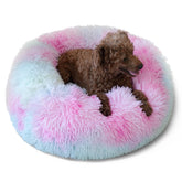 Nononfish cama donut calma para perros, promueve sueño profundo y confort