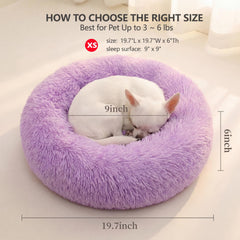 nononfish cama rosquilla con borde elevado para apoyo de la cabeza