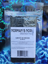 Norman's Nori - hojas de alga verde 4x7-5 para alimentación diaria de peces.