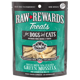 Northwest Naturals mejillón verde crudo en trozos pequeños, premio sabroso para mascotas.