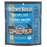 Northwest Naturals: bocados de pavo para gatos, tamaño pequeño para masticar fácilmente.
