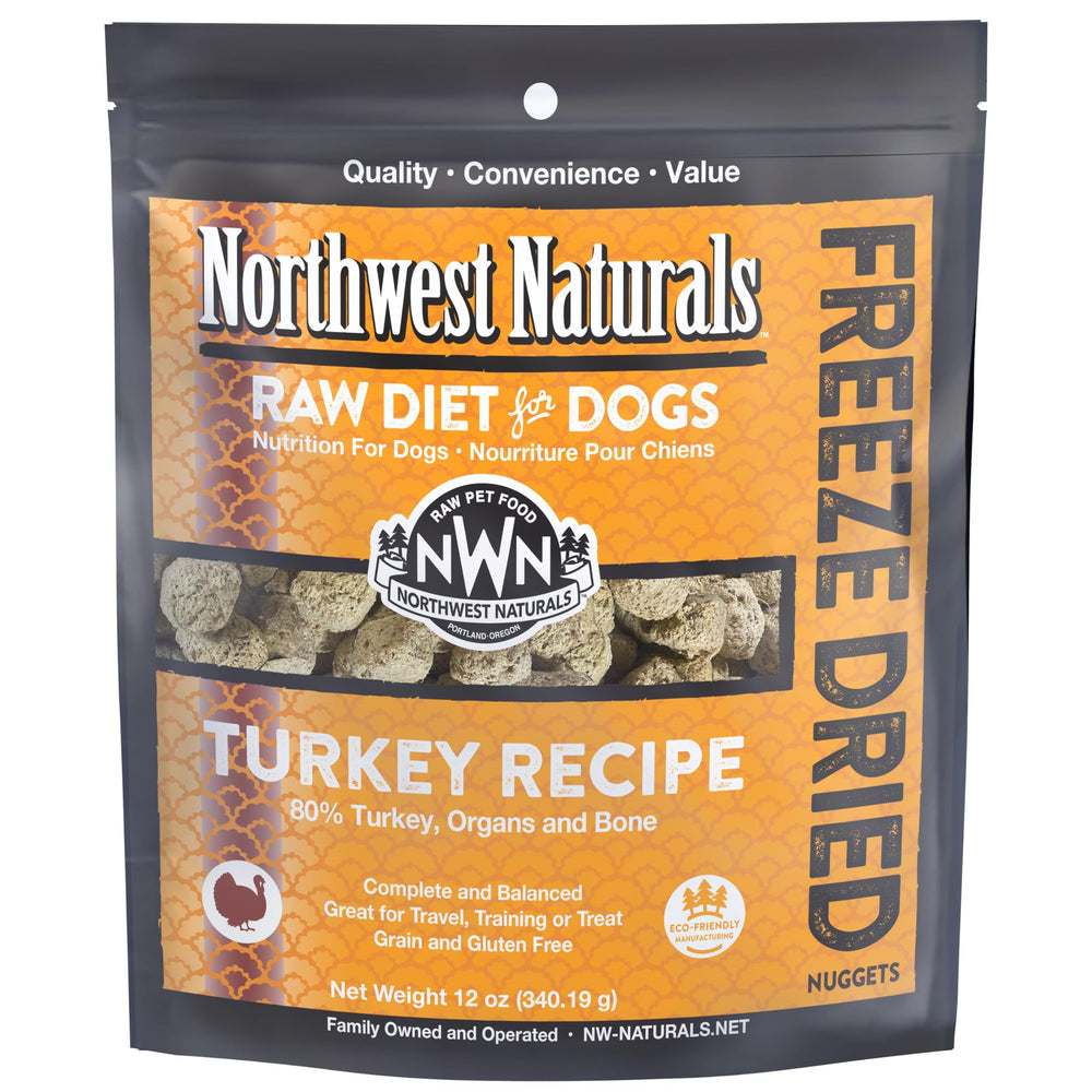 Northwest Naturals trozos pequeños de pavo, fáciles de masticar para perros de todas las edades.