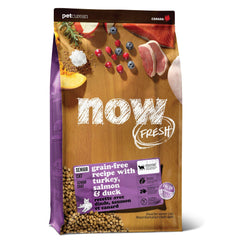 Now Fresh Senior sin granos, bolsa de 8 lb, alimento premium para gatos mayores.