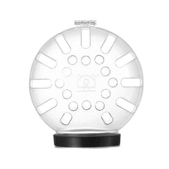 NOWHYX bozal gato astronauta transparente, primer plano que transmite seguridad al observar la acción.