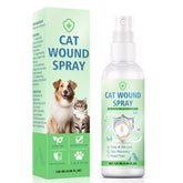 Nozerix aerosol para heridas de gato, botella de 120 ml lista para uso diario.