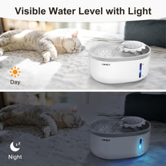 Sistema de filtración triple para agua limpia y fresca.