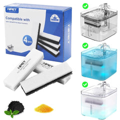NPET filtros para WF020TP, vista frontal, filtración para agua más fresca.