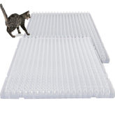 Nuanchu tapete repelente de gato transparente para uso exterior y protección de muebles.